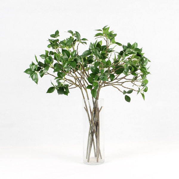 Gracie Oaks Artificial Dogwood Leaf Stem & Reviews Wayfair